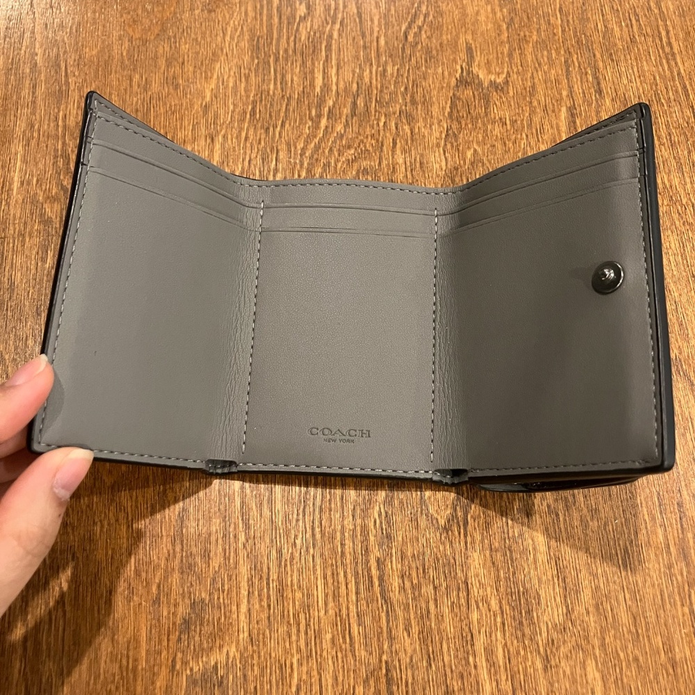SOLD Coach Trifold Small Wallet - Picture 10 of 13